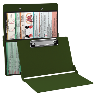 WhiteCoat Clipboard® - Army Green Respiratory Edition